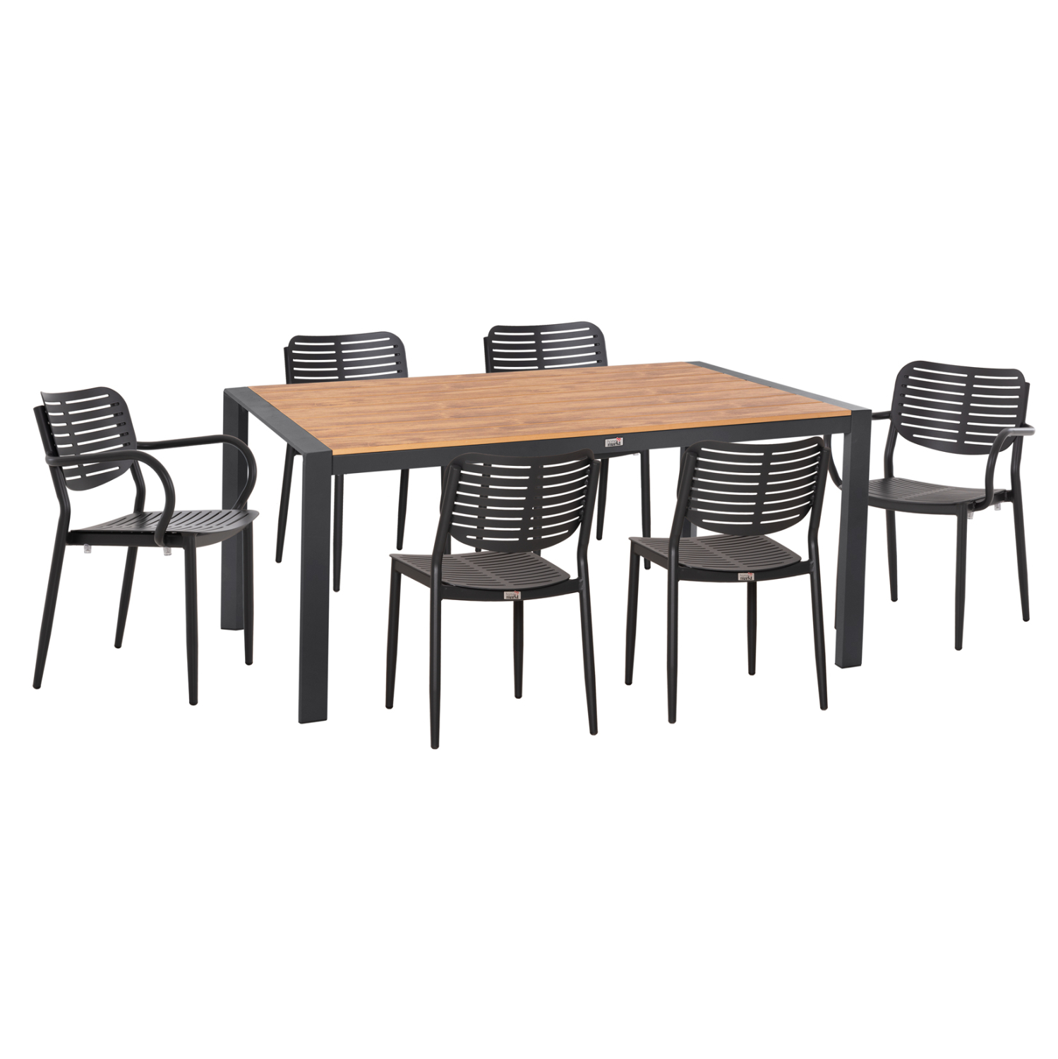set-trapezarias-exchoroy-7tmch-fb9109990-10 ΣΕΤ ΤΡΑΠΕΖΑΡΙΑΣ ΕΞ.ΧΩΡΟΥ 7ΤΜΧ HILLIARD HM10999.03 ΑΝΘΡΑΚΙ ΑΛΟΥΜΙΝΙΟ-POLYWOOD - Image 1