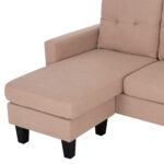 ΚΑΝΑΠΕΣ ΓΩΝΙΑ ΑΝΑΣΤΡΕΨΙΜΗ MEGGY HM3297.13 ΜΠΕΖ ΥΦΑΣΜΑ 184.5x75-129x86Yεκ. - Image 8