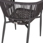 ΠΟΛΥΘΡΟΝΑ ΑΛΟΥΜΙΝΙΟΥ EULO HM5783.21 ΓΚΡΙ-TWISTED RATTAN ΓΚΡΙ 57x63x77Υεκ. - Image 10