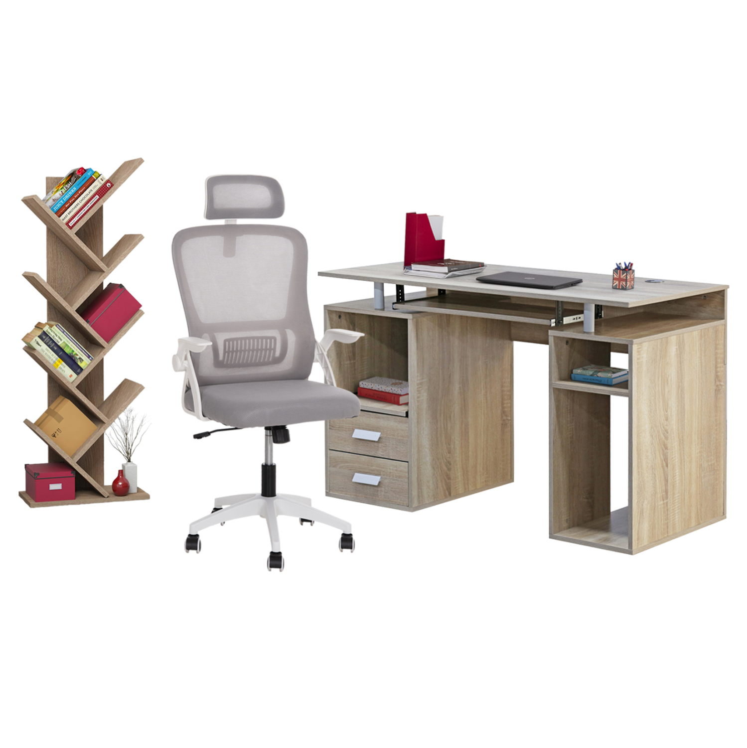 set-foititiko-3tmch-fb911207-grafeiobibl-5 ΣΕΤ ΦΟΙΤΗΤΙΚΟ 3ΤΜΧ HM11207 ΓΡΑΦΕΙΟ+ΒΙΒΛΙΟΘΗΚΗ+ΚΑΡΕΚΛΑ ΓΡΑΦΕΙΟΥ--SONAMA/ΛΕΥΚΟ - Image 1