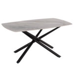 ΤΡΑΠΕΖΙ ΤΡΑΠΕΖΑΡΙΑΣ ISKA HM18420 ΚΕΡΑΜΙΚΟ TOP ΣΕ ΛΕΥΚΟ/ΚΑΦΕ ΜΑΡΜΑΡΟ 160x90x79Υεκ