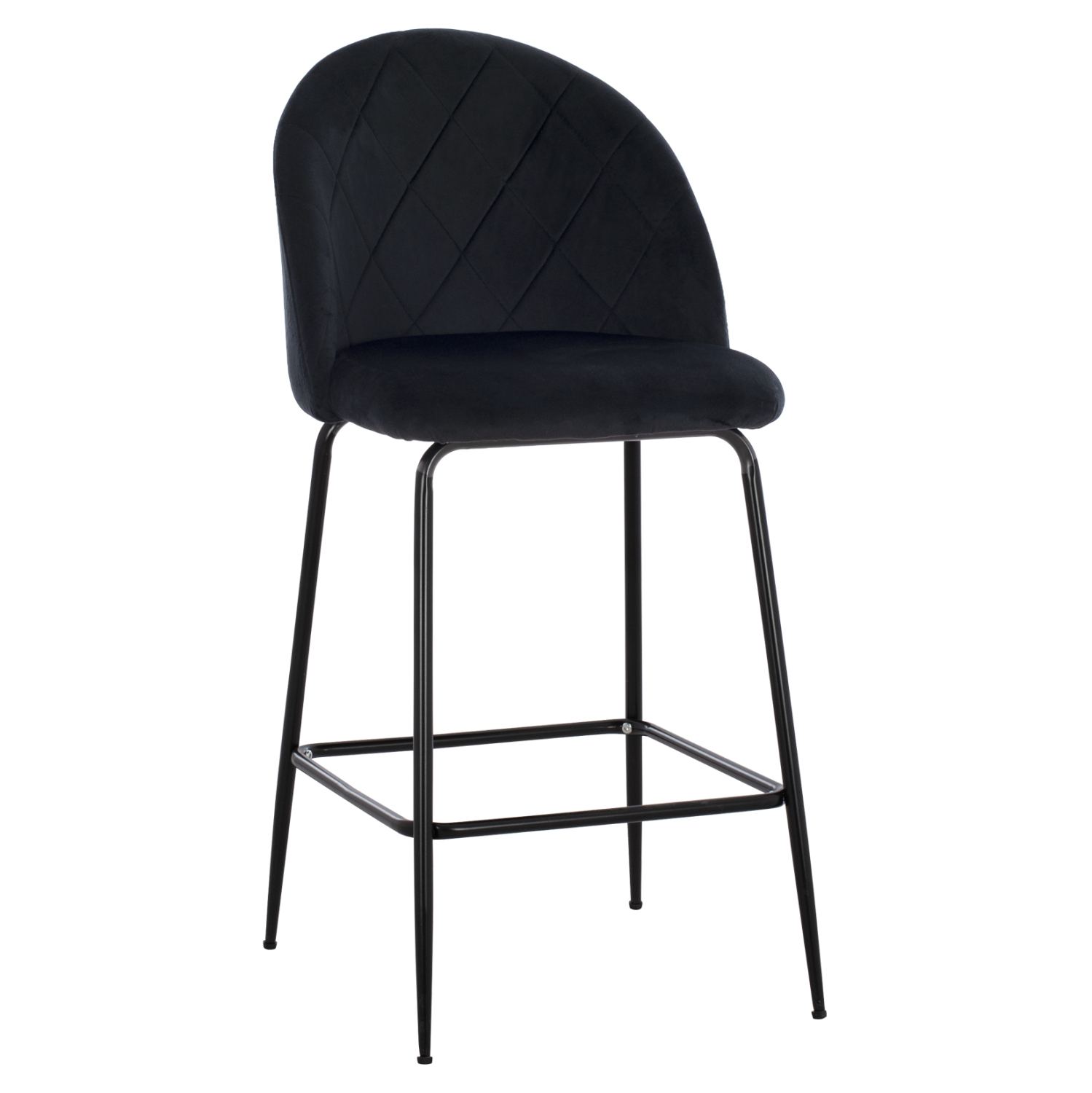 skampo-odell-mesaioy-ypsoys-fb9873214-me-10 ΣΚΑΜΠΟ ODED ΜΕΣΑΙΟΥ ΥΨΟΥΣ HM8732.14 ΜΕ ΜΕΤΑΛΛΙΚΑ ΠΟΔΙΑ & ΒΕΛΟΥΔΟ ΜΑΥΡΟ 45x53x98 εκ. - Image 1