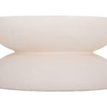 ΤΡΑΠΕΖΙ ΣΑΛΟΝΙΟΥ ANNA HM18158.02 FIBER CEMENT ΣΕ ΛΕΥΚΟ--Φ92x44.5Υεκ - Image 5