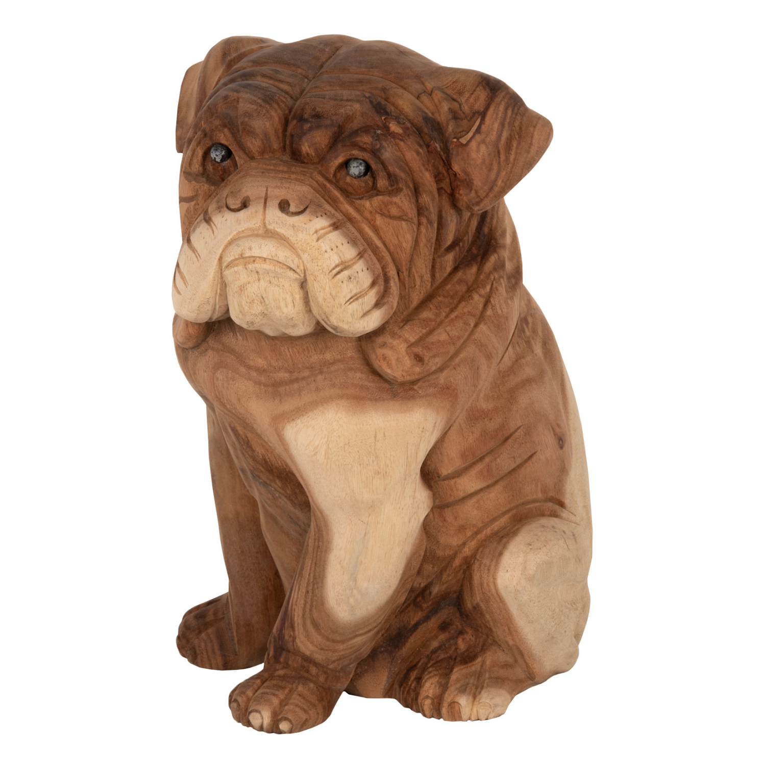 diakosmitiko-dapedoy-bulldog-xylo-suar-s ΔΙΑΚΟΣΜΗΤΙΚΟ ΔΑΠΕΔΟΥ DOZER BULLDOG ΞΥΛO SUAR ΣΕ ΦΥΣΙΚΟ ΧΡΩΜΑ HM7924 26x27x40Y εκ. - Image 1