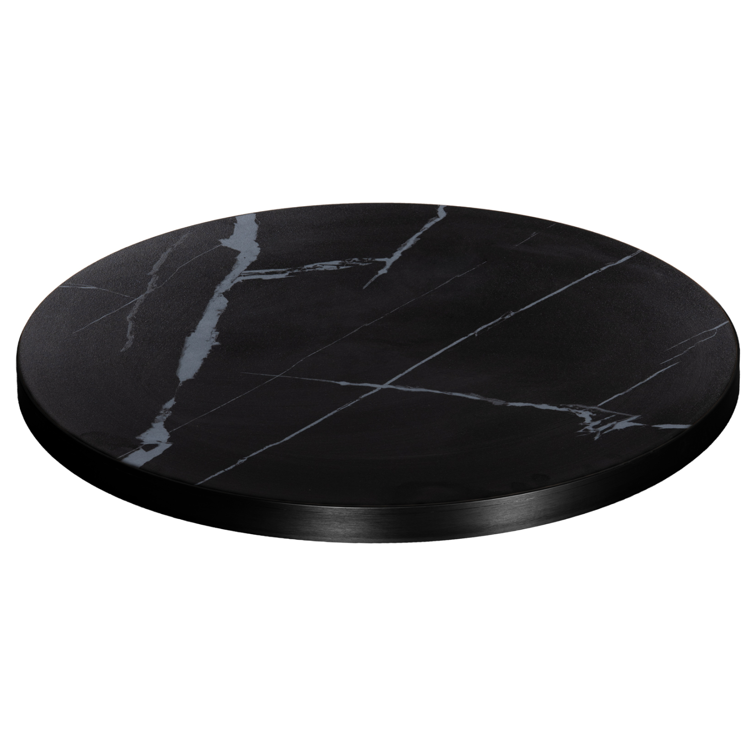 epifaneia-trapezioy-sintered-stone-fb966-11 ΕΠΙΦΑΝΕΙΑ ΤΡΑΠΕΖΙΟΥ SINTERED STONE HM6653.03 ΜΕ ΠΛΑΙΣΙΟ ALU ΜΑΥΡΟ Φ70εκ. - Image 1