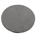 ΕΠΙΦΑΝΕΙΑ ΤΡΑΠΕΖΙΟΥ SINTERED STONE HM6652.05 ΜΕ ΠΛΑΙΣΙΟ ALU ΓΚΡΙ Φ60εκ. - Image 3