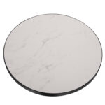ΕΠΙΦΑΝΕΙΑ ΤΡΑΠΕΖΙΟΥ SINTERED STONE HM6652.02 ΜΕ ΠΛΑΙΣΙΟ ALU ΜΑΥΡΟ Φ60εκ. - Image 3