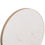 ΕΠΙΦΑΝΕΙΑ ΤΡΑΠΕΖΙΟΥ SINTERED STONE HM6653.12 ΜΕ ΠΛΑΙΣΙΟ ALU ΧΡΥΣΟ Φ70εκ. - Image 4