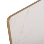 ΕΠΙΦΑΝΕΙΑ ΤΡΑΠΕΖΙΟΥ SINTERED STONE ΟΡΘΟΓΩΝΙΑ HM6656.12 ΠΛΑΙΣΙΟ ALU ΧΡΥΣΟ 120x80εκ. - Image 3