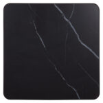 ΕΠΙΦΑΝΕΙΑ ΤΡΑΠΕΖΙΟΥ SINTERED STONE ΤΕΤΡΑΓΩΝΗ HM6655.03 ΠΛΑΙΣΙΟ ALU ΜΑΥΡΟ 80x80εκ.