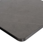 ΕΠΙΦΑΝΕΙΑ ΤΡΑΠΕΖΙΟΥ SINTERED STONE ΤΕΤΡΑΓΩΝΗ HM6654.05 ΠΛΑΙΣΙΟ ALU ΓΚΡΙ 70x70εκ. - Image 3