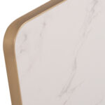 ΕΠΙΦΑΝΕΙΑ ΤΡΑΠΕΖΙΟΥ SINTERED STONE ΤΕΤΡΑΓΩΝΗ HM6655.12 ΠΛΑΙΣΙΟ ALU ΧΡΥΣΟ 80x80εκ. - Image 4