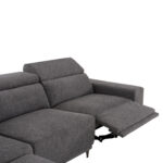 ΚΑΝΑΠΕΣ ΑΡΙΣΤΕΡΗ ΓΩΝΙΑ 5Θ ΜΕ RECLINE LUNARIS HM3316.01L ΓΚΡΙ ΥΦΑΣΜΑ 307x267x94Yεκ - Image 8