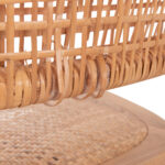 ΚΑΡΕΚΛΑ ΤΡΑΠΕΖΑΡΙΑΣ LIBERTY HM8752.11 TOON ΞΥΛΟ-ΨΑΘΑ RATTAN---Β'ΔΙΑΛΟΓΗΣ 49x54x89Υεκ - Image 8