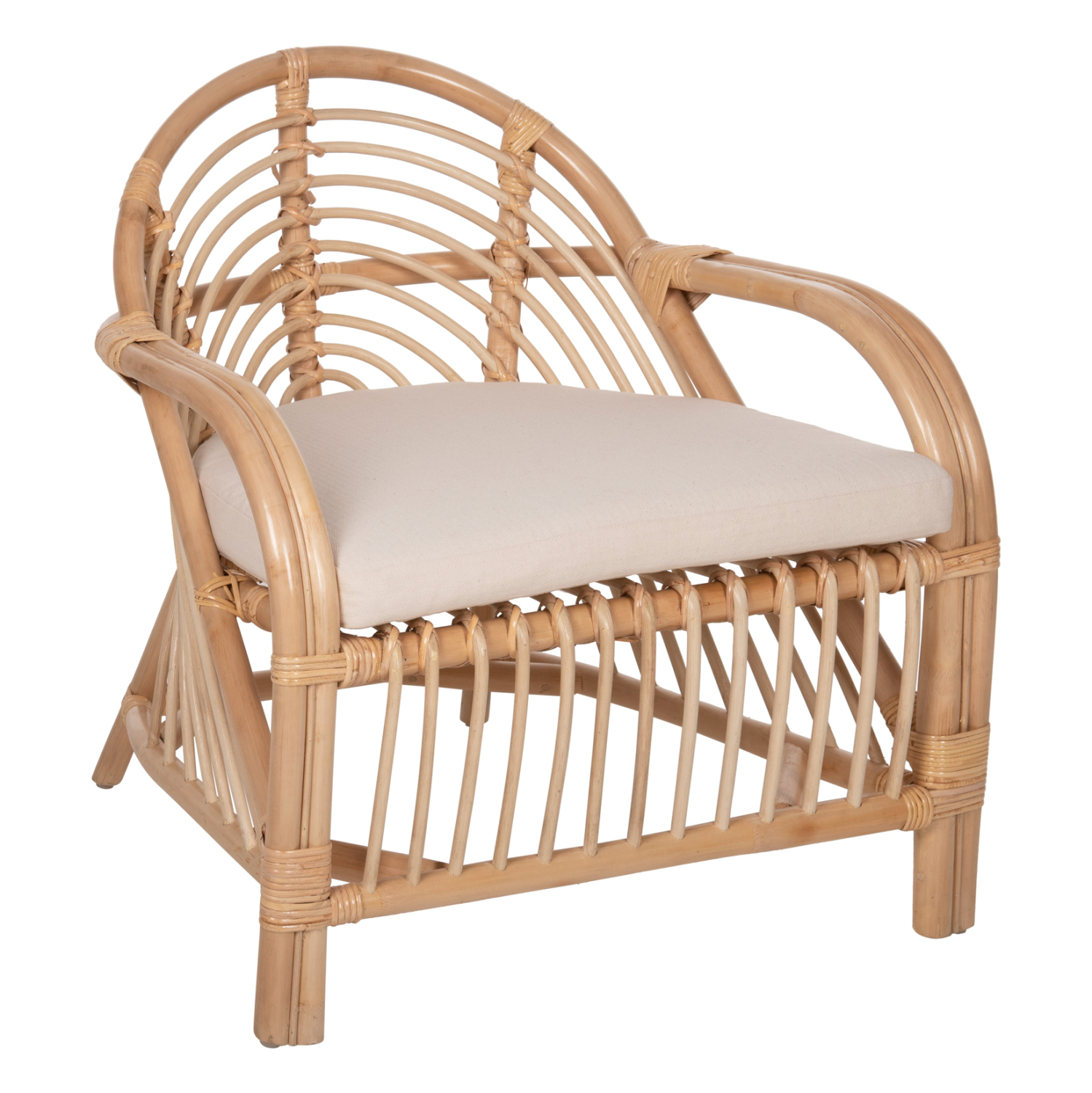polythrona-fb99837-rattan-se-fysiko-leyk ΠΟΛΥΘΡΟΝΑ FEMUR HM9837 RATTAN ΣΕ ΦΥΣΙΚΟ- ΛΕΥΚΟ ΜΑΞΙΛΑΡΙ 72x66x75Υεκ. - Image 1