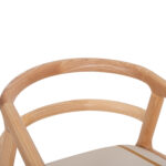 ΠΟΛΥΘΡΟΝΑ ΤΡΑΠΕΖΑΡΙΑΣ EFFY HM18393.01 ΦΡΑΞΙΝΟΣ ΣΕ OAK-ΚΑΘΙΣΜΑ ΕΚΡΟΥ PU 60x58x71Υεκ - Image 7